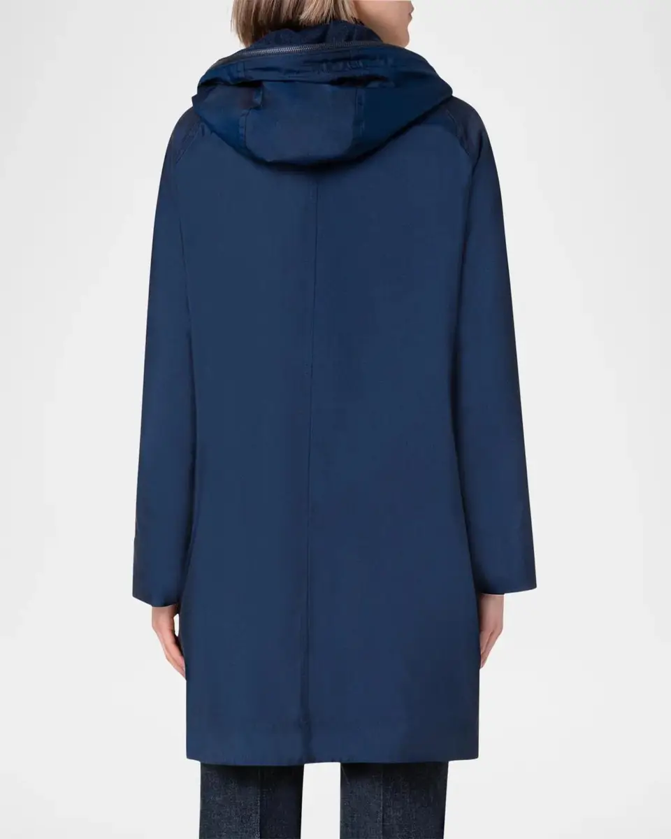Akris Hooded Cashmere Two-In-One Short Coat | Thumbnail 3 Akris Hooded Cashmere Two-In-One Short Coat | Thumbnail 3