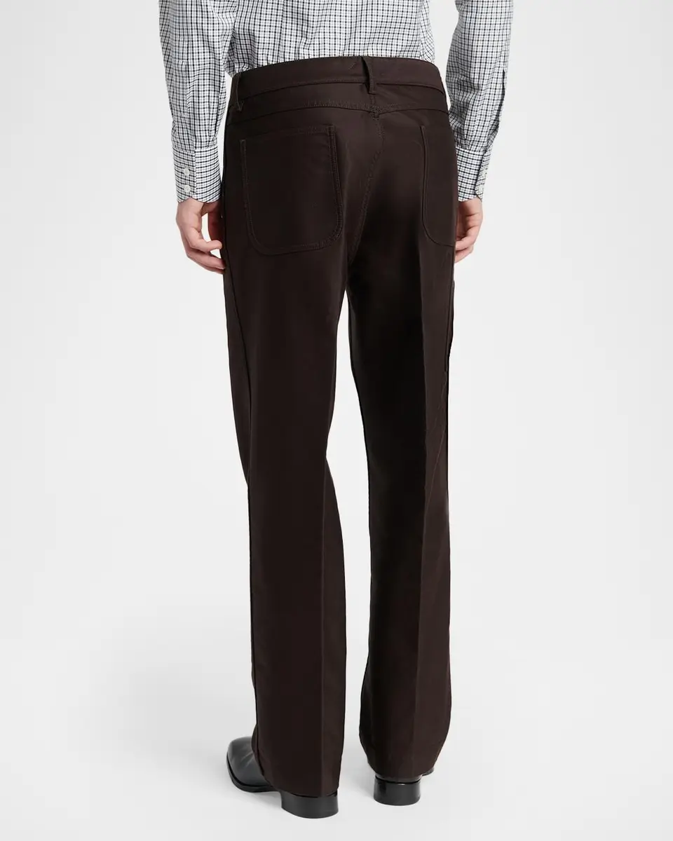 Tom Ford Men's Satin Straight-Leg Five-Pocket Pants | Thumbnail 3 Tom Ford Men's Satin Straight-Leg Five-Pocket Pants | Thumbnail 3