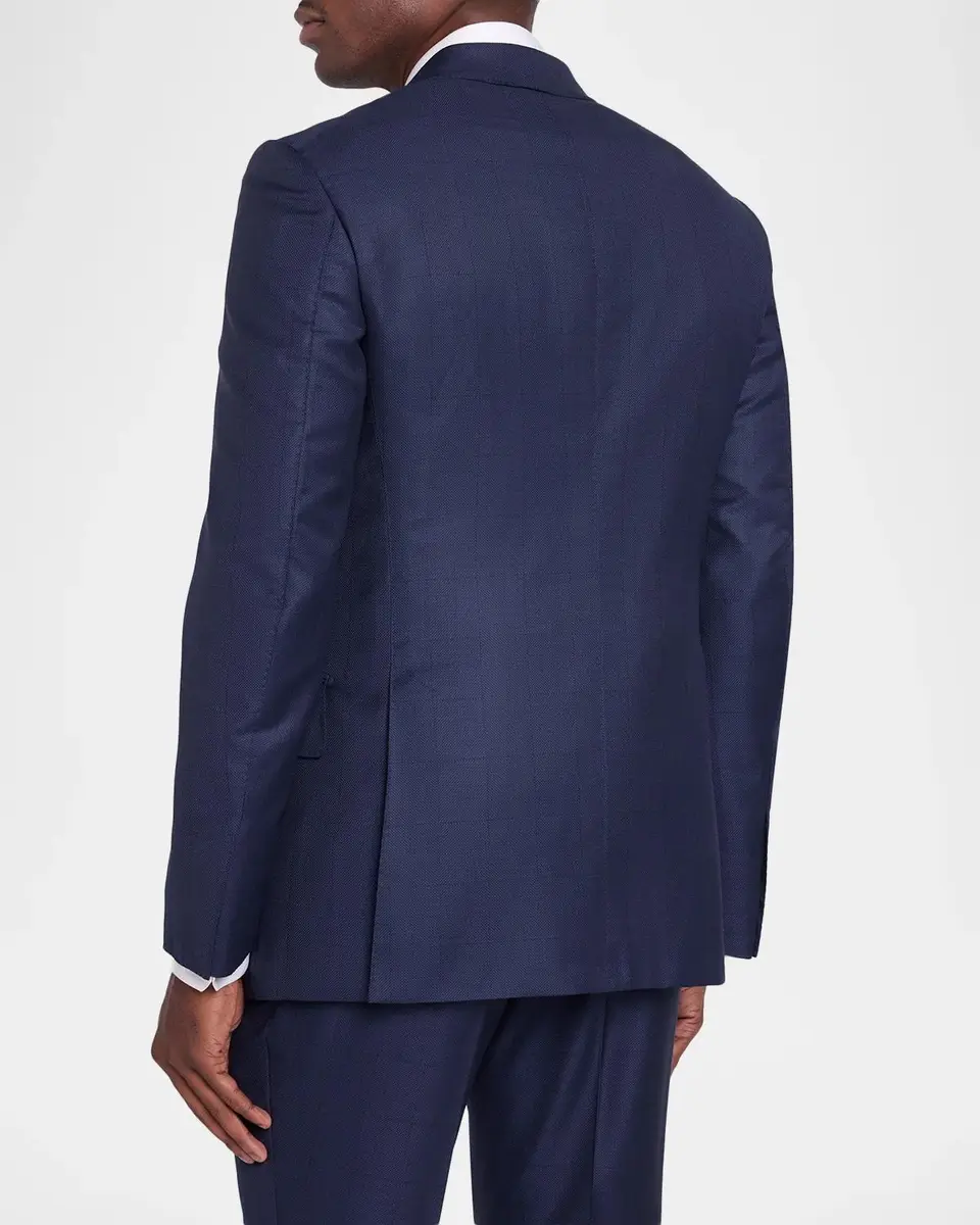 Tom Ford Men's Wool Herringbone Single-Breasted Sport Coat | Thumbnail 3 Tom Ford Men's Wool Herringbone Single-Breasted Sport Coat | Thumbnail 3