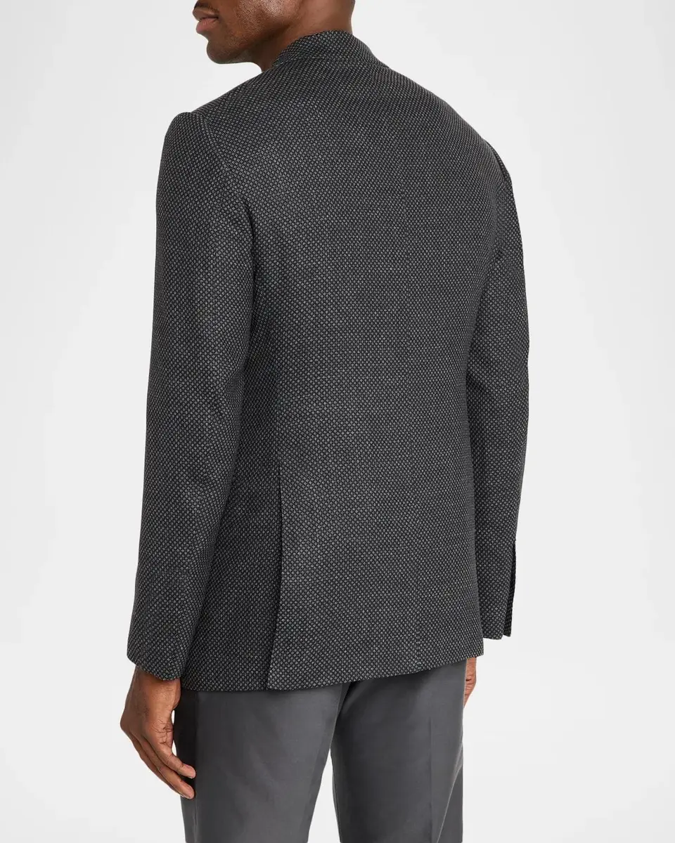 Tom Ford Men's Wool and Silk Birdseye Sport Coat | Thumbnail 3