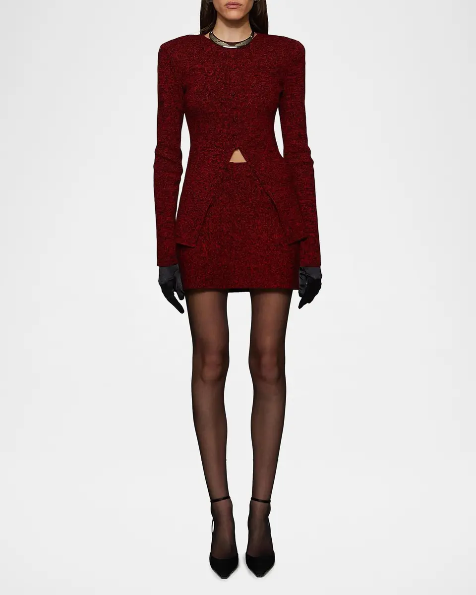 Et Ochs Iris Marled Knit Miniskirt | Thumbnail 2 Et Ochs Iris Marled Knit Miniskirt | Thumbnail 2