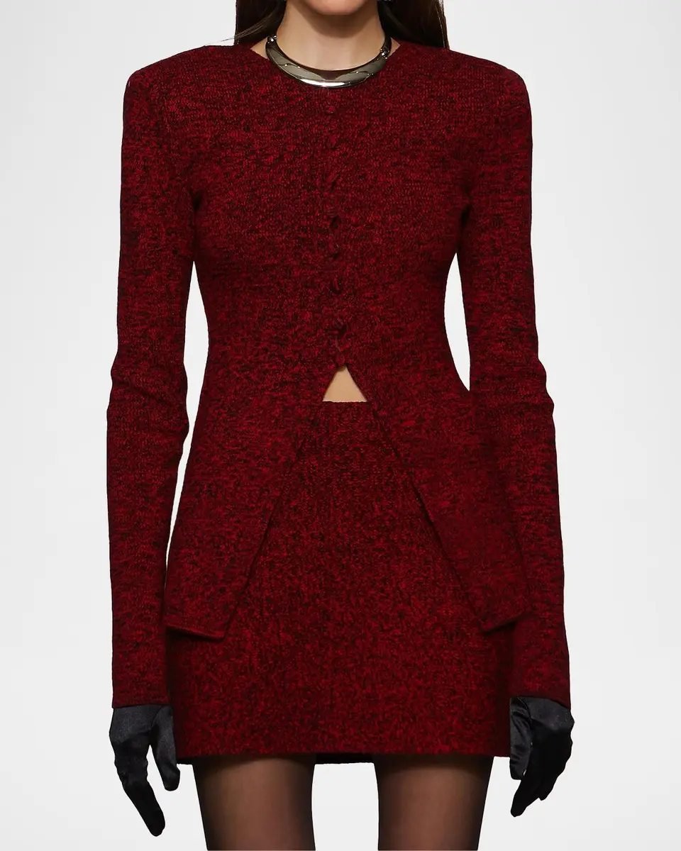 Et Ochs Mischa Marled Knit Cardigan | Thumbnail 4 Et Ochs Mischa Marled Knit Cardigan | Thumbnail 4