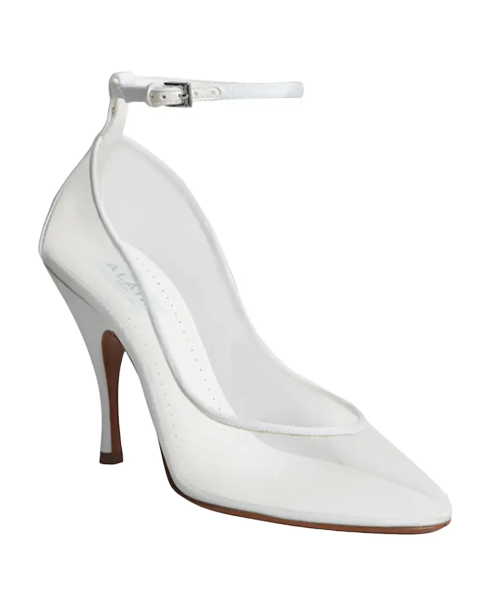 Alaïa 100mm Mesh Ankle-Strap Pumps | Thumbnail 2 Alaïa 100mm Mesh Ankle-Strap Pumps | Thumbnail 2