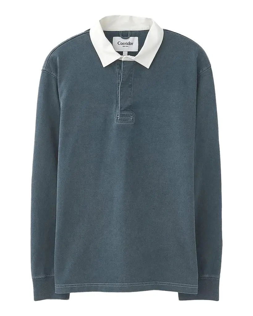 Men's Rugby Long-Sleeve Polo Shirt