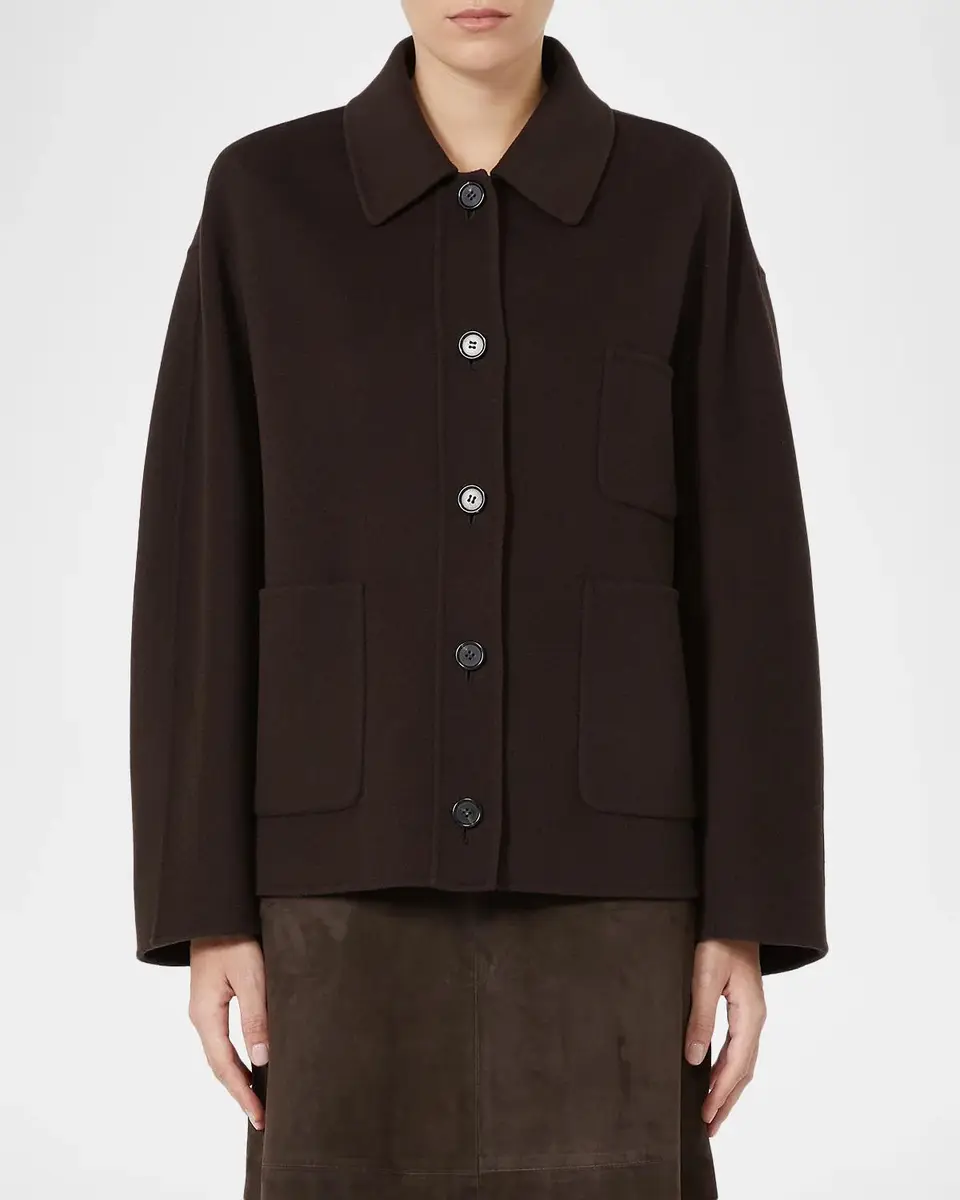 Max Mara Cloe Wool Shirt Jacket | Thumbnail 3 Max Mara Cloe Wool Shirt Jacket | Thumbnail 3