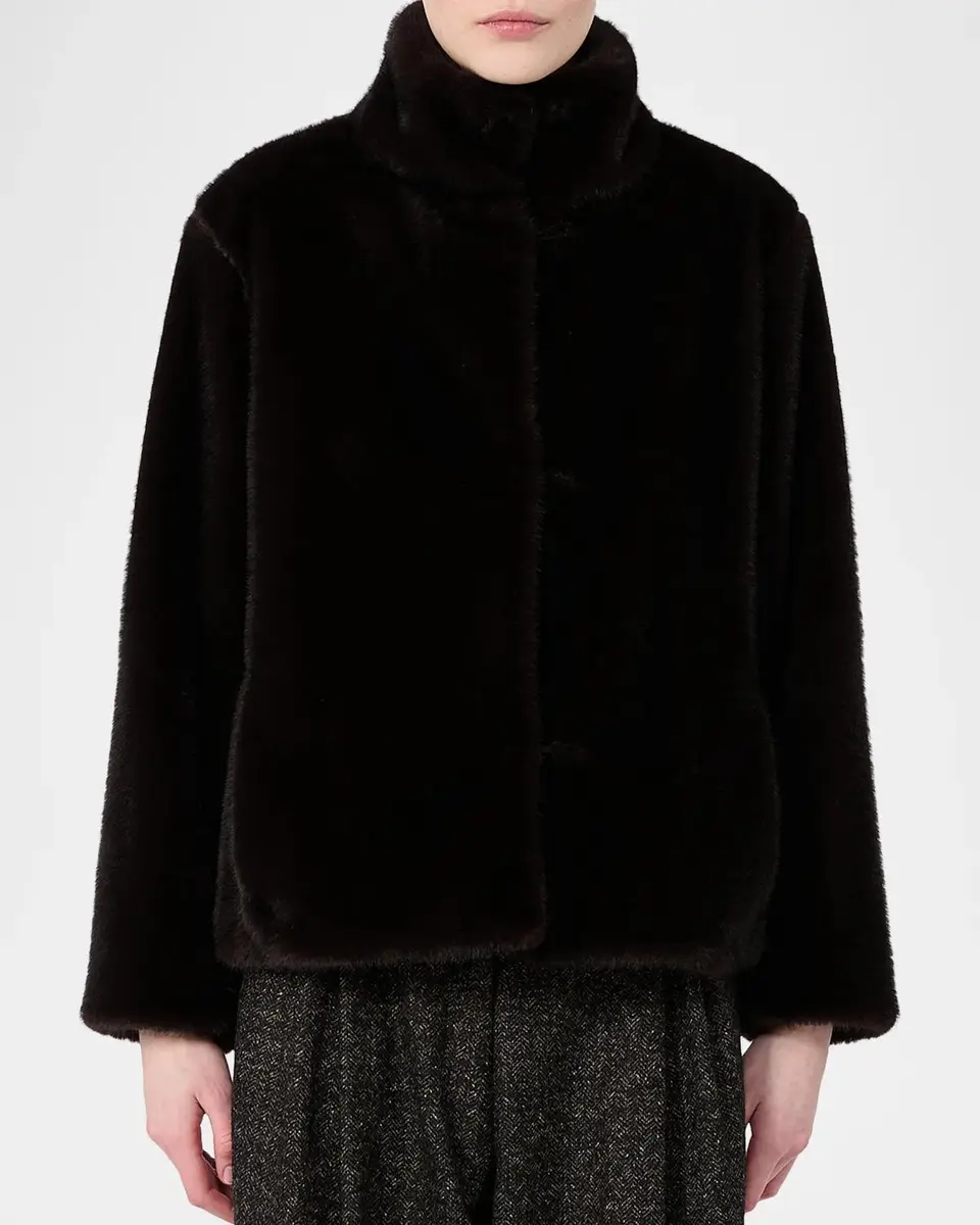 Max Mara Faux Fur Jacket | Thumbnail 4 Max Mara Faux Fur Jacket | Thumbnail 4