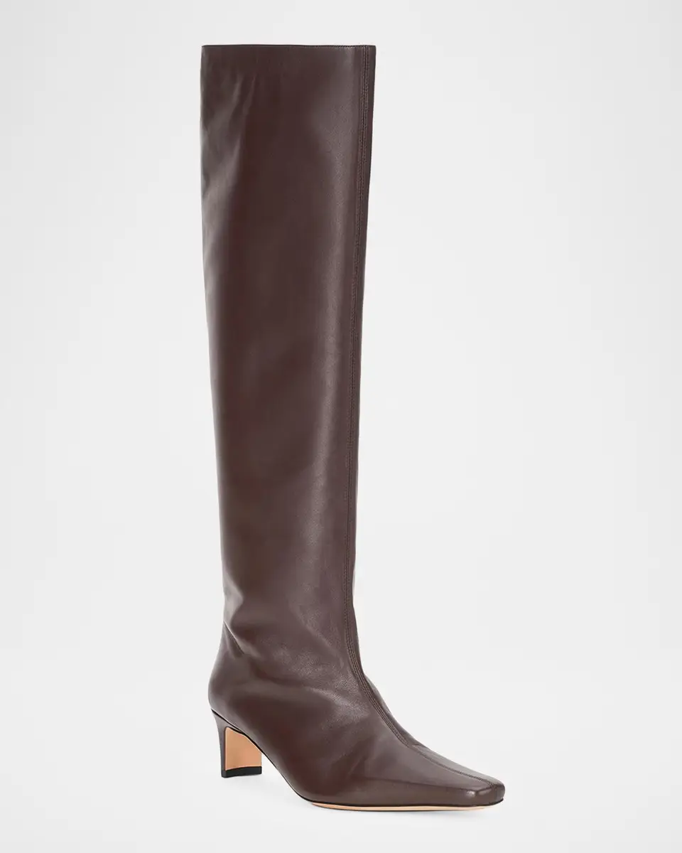 Staud Wally Leather Knee-High Boots | Thumbnail 2