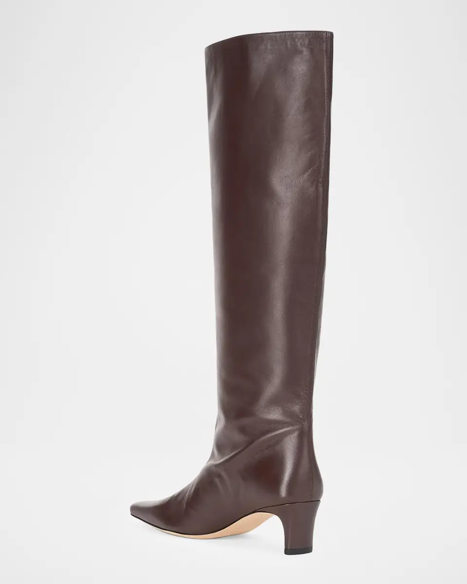 Staud Wally Leather Knee-High Boots | Thumbnail 3