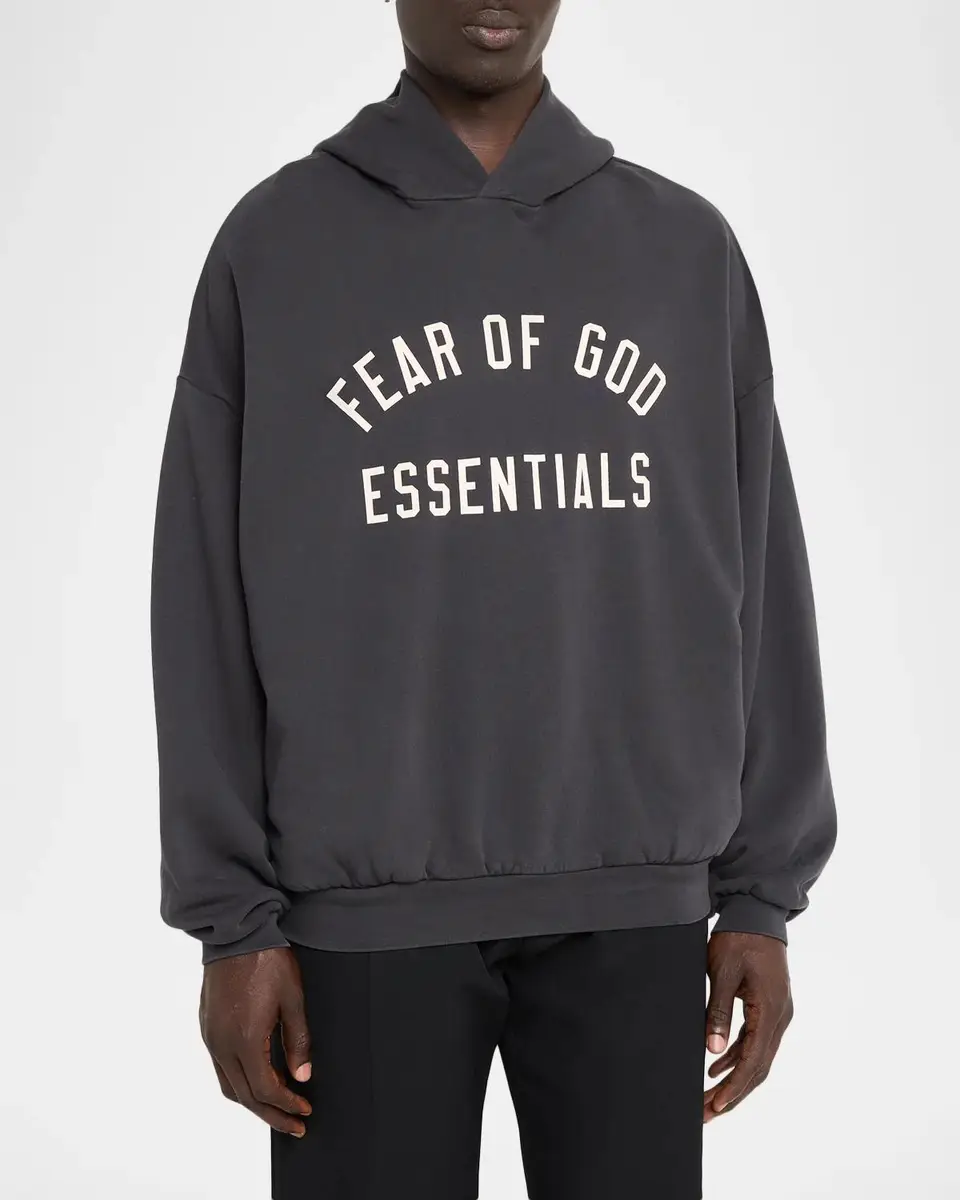 Fear of God Essentials Men's Graphic Logo Hoodie | Thumbnail 4 Fear of God Essentials Men's Graphic Logo Hoodie | Thumbnail 4
