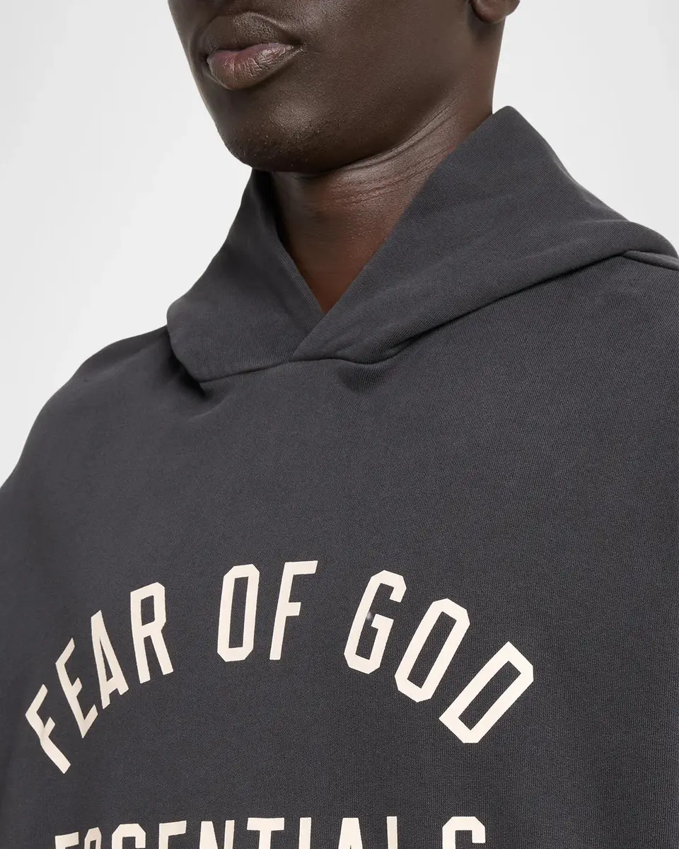 Fear of God Essentials Men's Graphic Logo Hoodie | Thumbnail 5 Fear of God Essentials Men's Graphic Logo Hoodie | Thumbnail 5