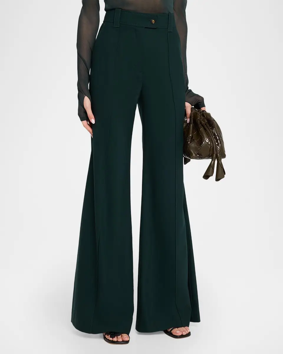 Zimmermann Valiant Wool Flare Pants | Thumbnail 4 Zimmermann Valiant Wool Flare Pants | Thumbnail 4