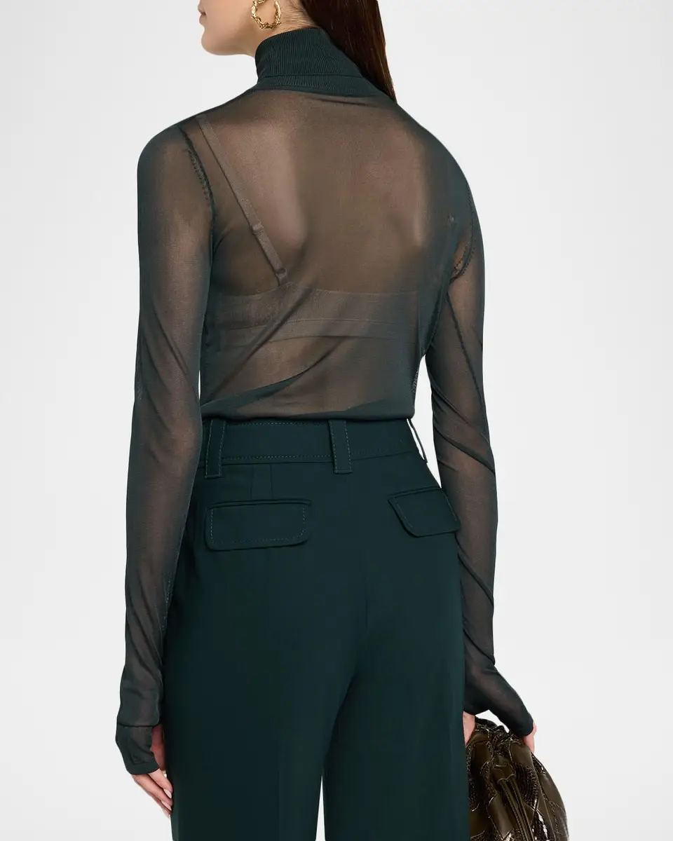 Zimmermann Fine-Knit High-Neck Top | Thumbnail 3 Zimmermann Fine-Knit High-Neck Top | Thumbnail 3