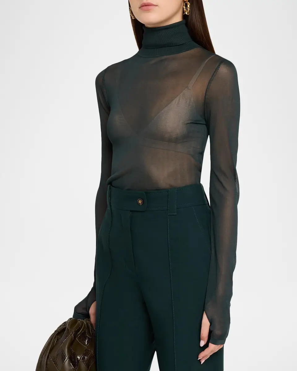 Zimmermann Fine-Knit High-Neck Top | Thumbnail 4 Zimmermann Fine-Knit High-Neck Top | Thumbnail 4