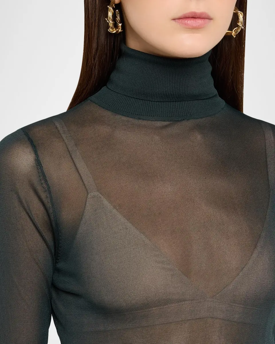 Zimmermann Fine-Knit High-Neck Top | Thumbnail 5 Zimmermann Fine-Knit High-Neck Top | Thumbnail 5