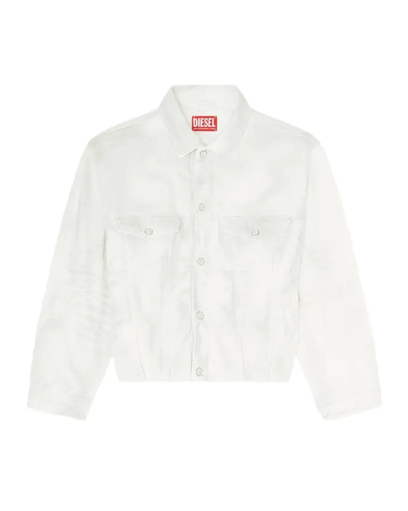 Men's Morvi White Denim Jacket Men's Morvi White Denim Jacket