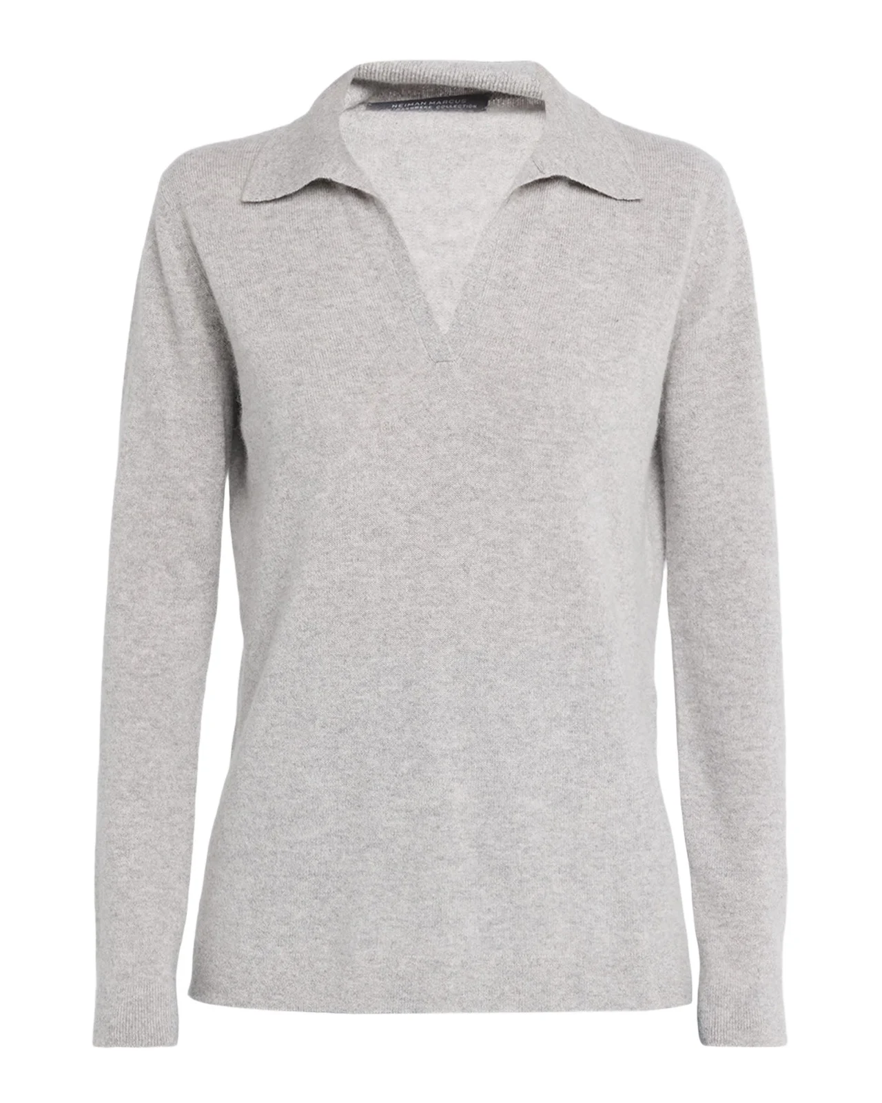 Neiman Marcus Cashmere Collection Cashmere Johnny-Collar Sweater