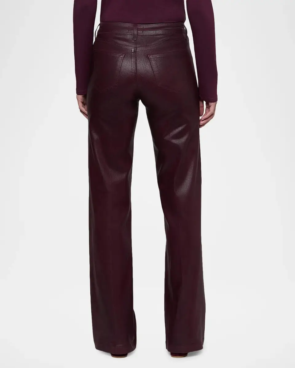 L'Agence Clayton Coated Wide-Leg Jeans | Thumbnail 3 L'Agence Clayton Coated Wide-Leg Jeans | Thumbnail 3