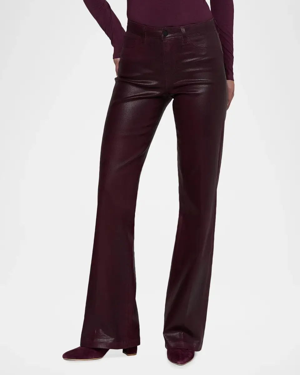 L'Agence Clayton Coated Wide-Leg Jeans | Thumbnail 4 L'Agence Clayton Coated Wide-Leg Jeans | Thumbnail 4