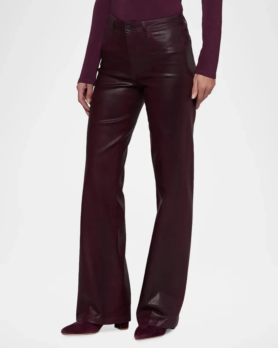 L'Agence Clayton Coated Wide-Leg Jeans | Thumbnail 6 L'Agence Clayton Coated Wide-Leg Jeans | Thumbnail 6
