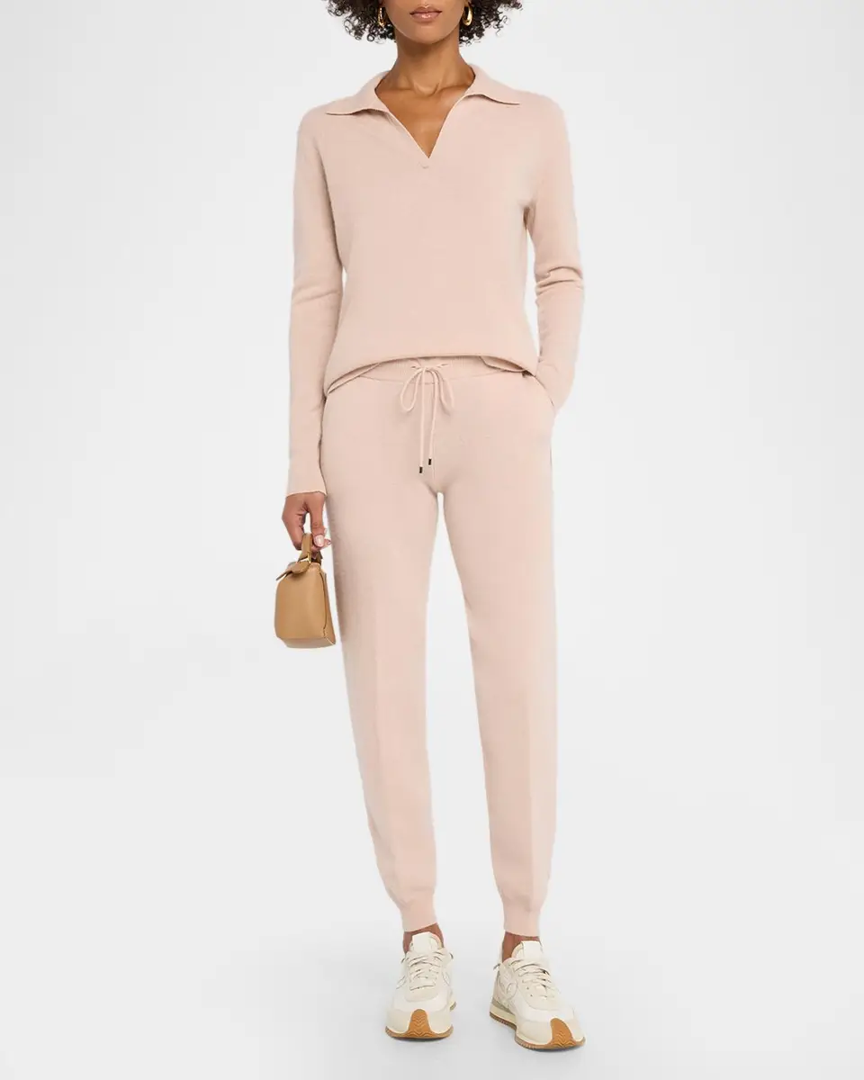 Neiman Marcus Cashmere Collection Cashmere Johnny-Collar Sweater | Thumbnail 2 Neiman Marcus Cashmere Collection Cashmere Johnny-Collar Sweater | Thumbnail 2
