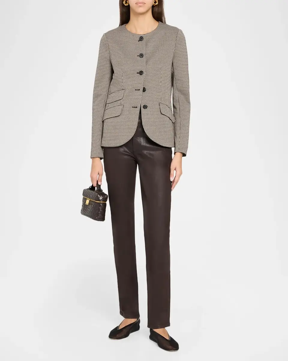 rag & bone Slade Collarless Checked Blazer | Thumbnail 2 rag & bone Slade Collarless Checked Blazer | Thumbnail 2