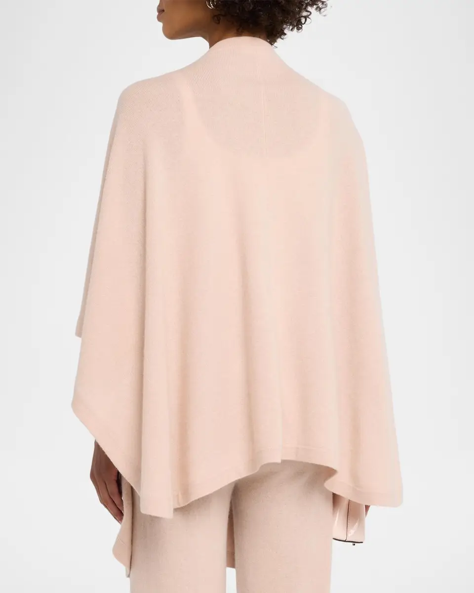 Neiman Marcus Cashmere Collection Cashmere Open-Front Cape | Thumbnail 3 Neiman Marcus Cashmere Collection Cashmere Open-Front Cape | Thumbnail 3