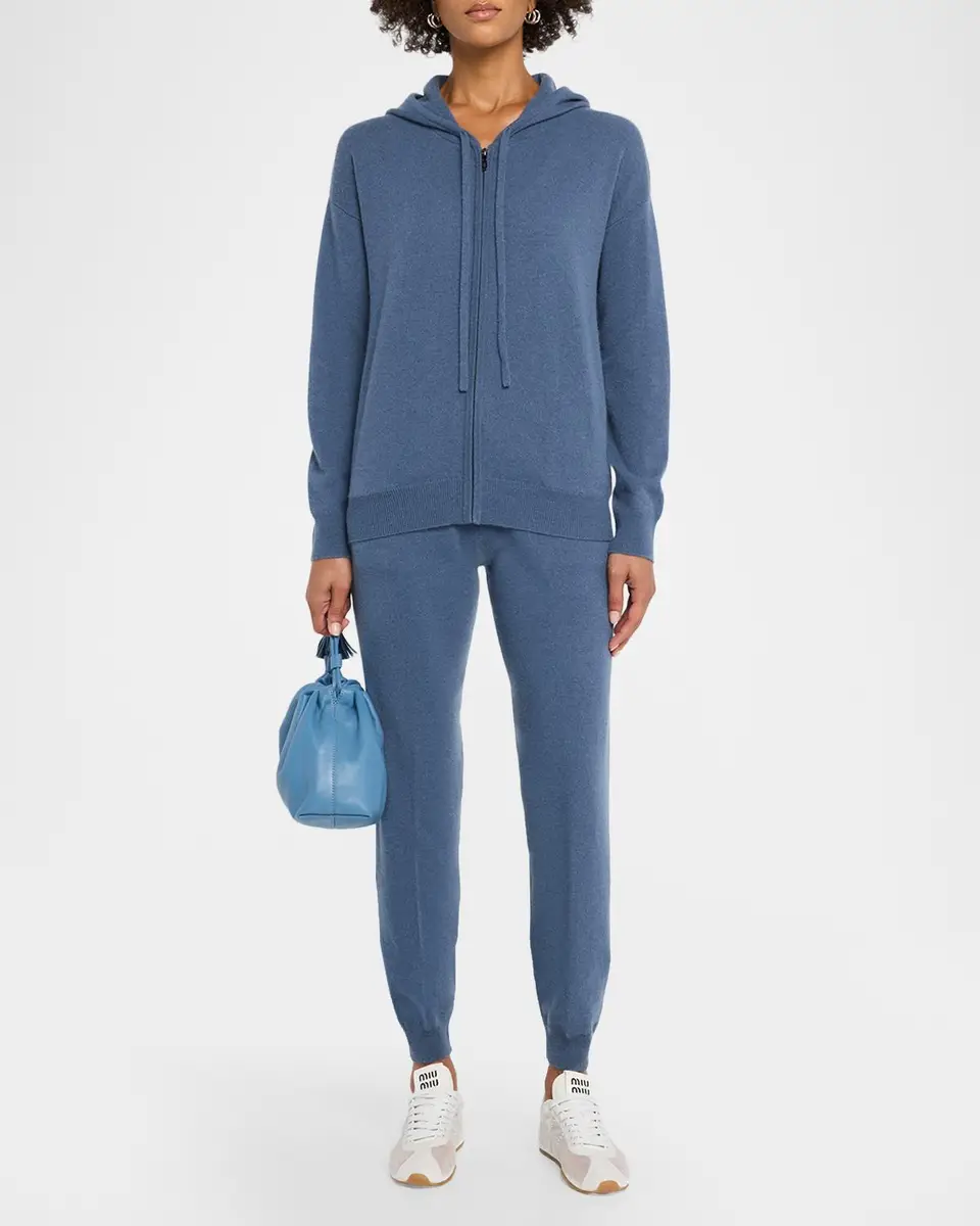 Neiman Marcus Cashmere Collection Cashmere Jogger Pants | Thumbnail 2 Neiman Marcus Cashmere Collection Cashmere Jogger Pants | Thumbnail 2