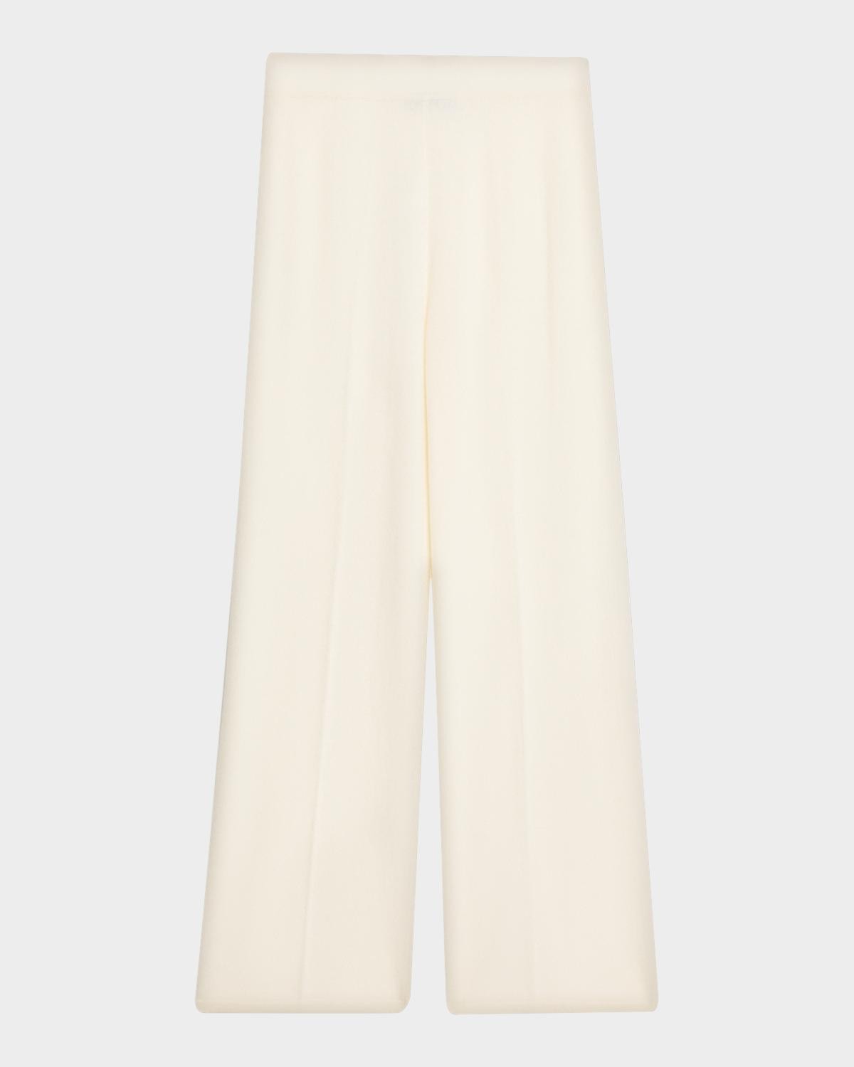 Neiman Marcus Cashmere Collection Cashmere Straight-Leg Pants