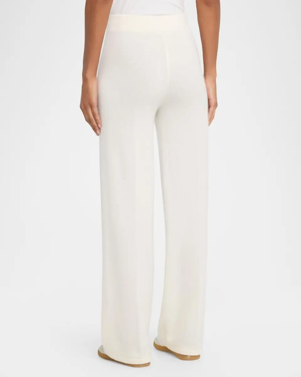 Neiman Marcus Cashmere Collection Cashmere Straight-Leg Pants | Thumbnail 3 Neiman Marcus Cashmere Collection Cashmere Straight-Leg Pants | Thumbnail 3