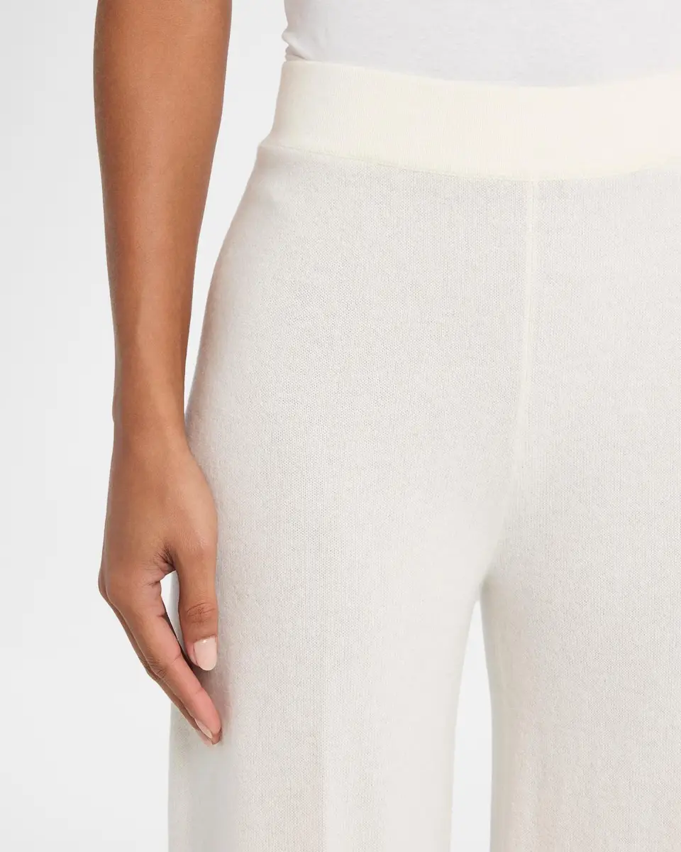 Neiman Marcus Cashmere Collection Cashmere Straight-Leg Pants | Thumbnail 5 Neiman Marcus Cashmere Collection Cashmere Straight-Leg Pants | Thumbnail 5