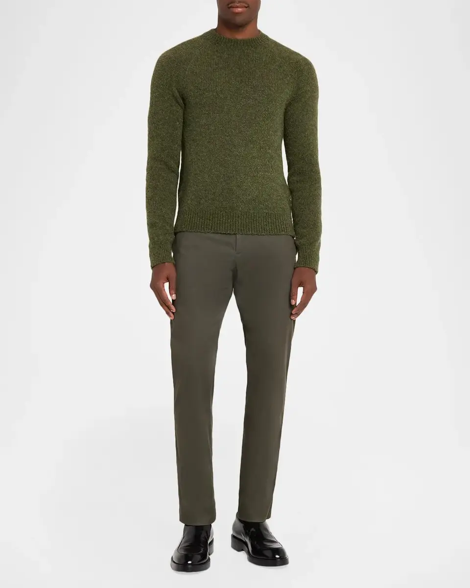 Dries Van Noten Men's Alpaca-Blend Crewneck Sweater | Thumbnail 2 Dries Van Noten Men's Alpaca-Blend Crewneck Sweater | Thumbnail 2