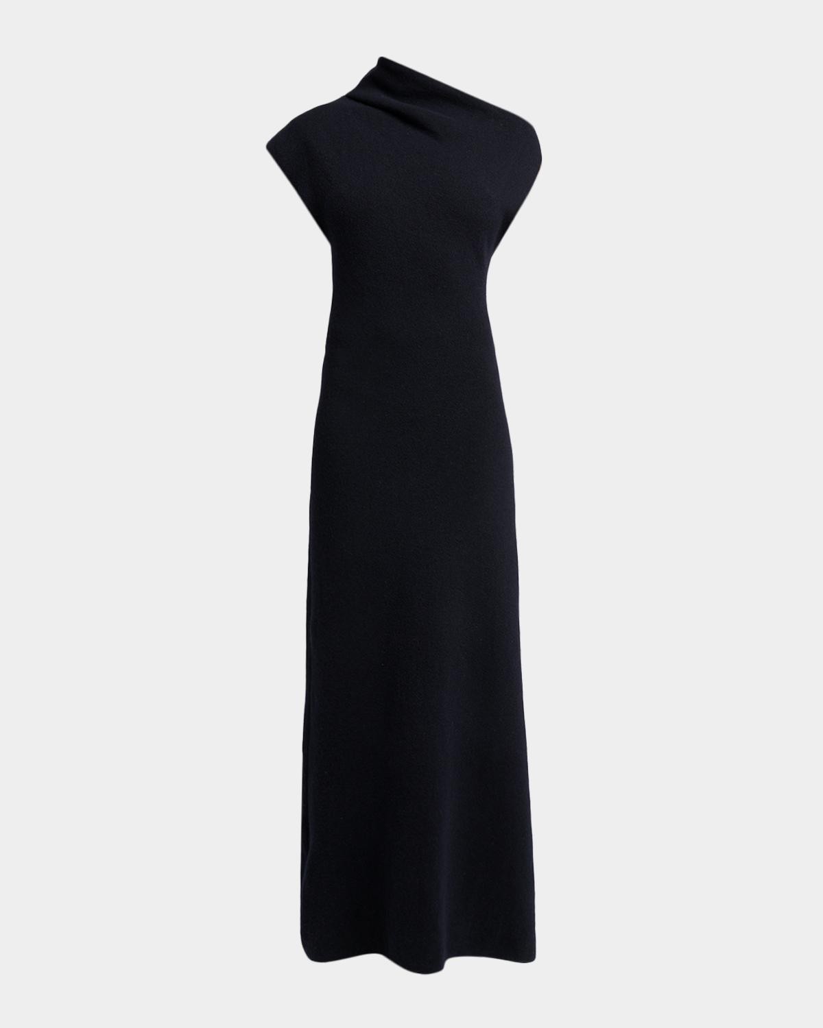 Lothea Asymmetric Merino Wool Knit Maxi Dress Lothea Asymmetric Merino Wool Knit Maxi Dress