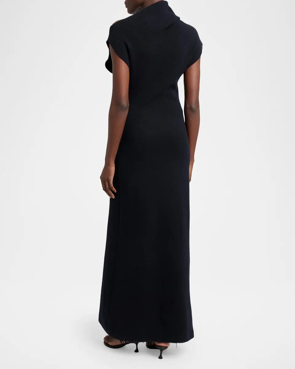 Proenza Schouler Lothea Asymmetric Merino Wool Knit Maxi Dress | Thumbnail 3 Proenza Schouler Lothea Asymmetric Merino Wool Knit Maxi Dress | Thumbnail 3