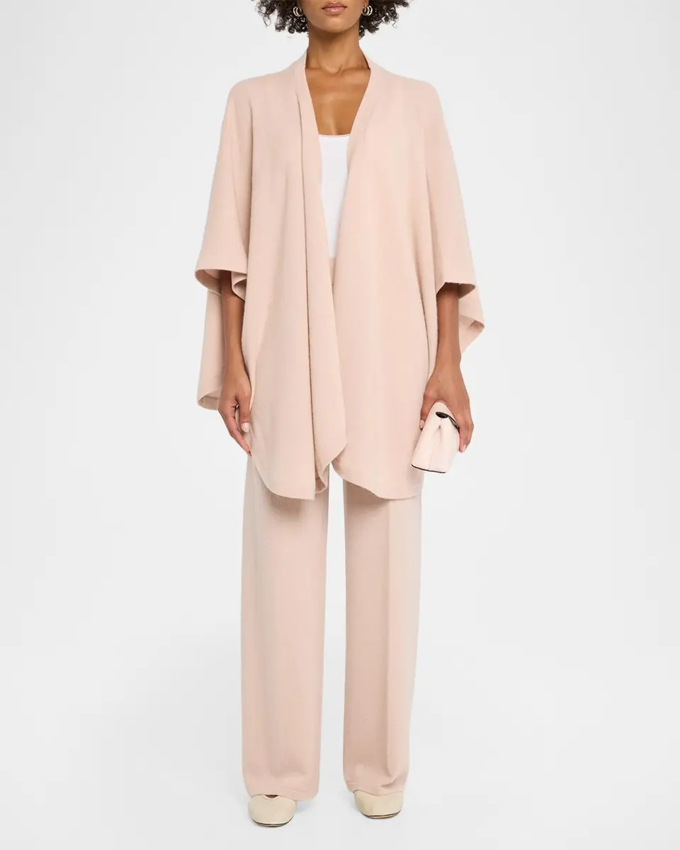 Neiman Marcus Cashmere Collection Cashmere Straight-Leg Pants | Thumbnail 2 Neiman Marcus Cashmere Collection Cashmere Straight-Leg Pants | Thumbnail 2