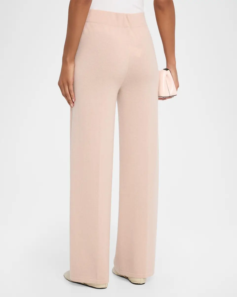 Neiman Marcus Cashmere Collection Cashmere Straight-Leg Pants | Thumbnail 3 Neiman Marcus Cashmere Collection Cashmere Straight-Leg Pants | Thumbnail 3