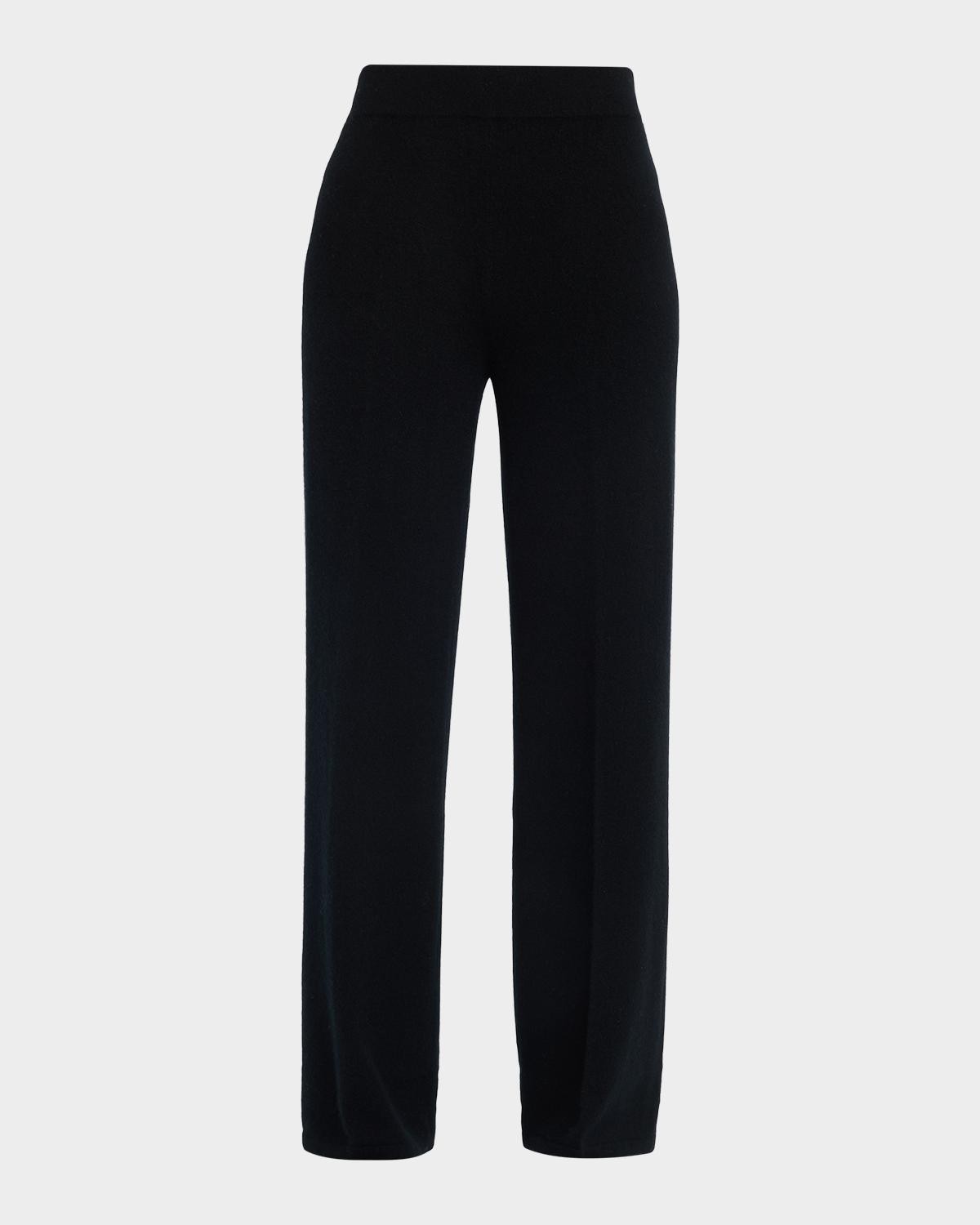 Neiman Marcus Cashmere Collection Cashmere Straight-Leg Pants
