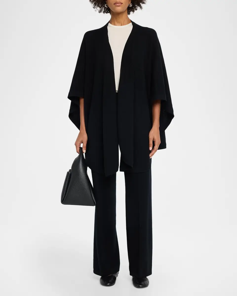 Neiman Marcus Cashmere Collection Cashmere Straight-Leg Pants | Thumbnail 2 Neiman Marcus Cashmere Collection Cashmere Straight-Leg Pants | Thumbnail 2