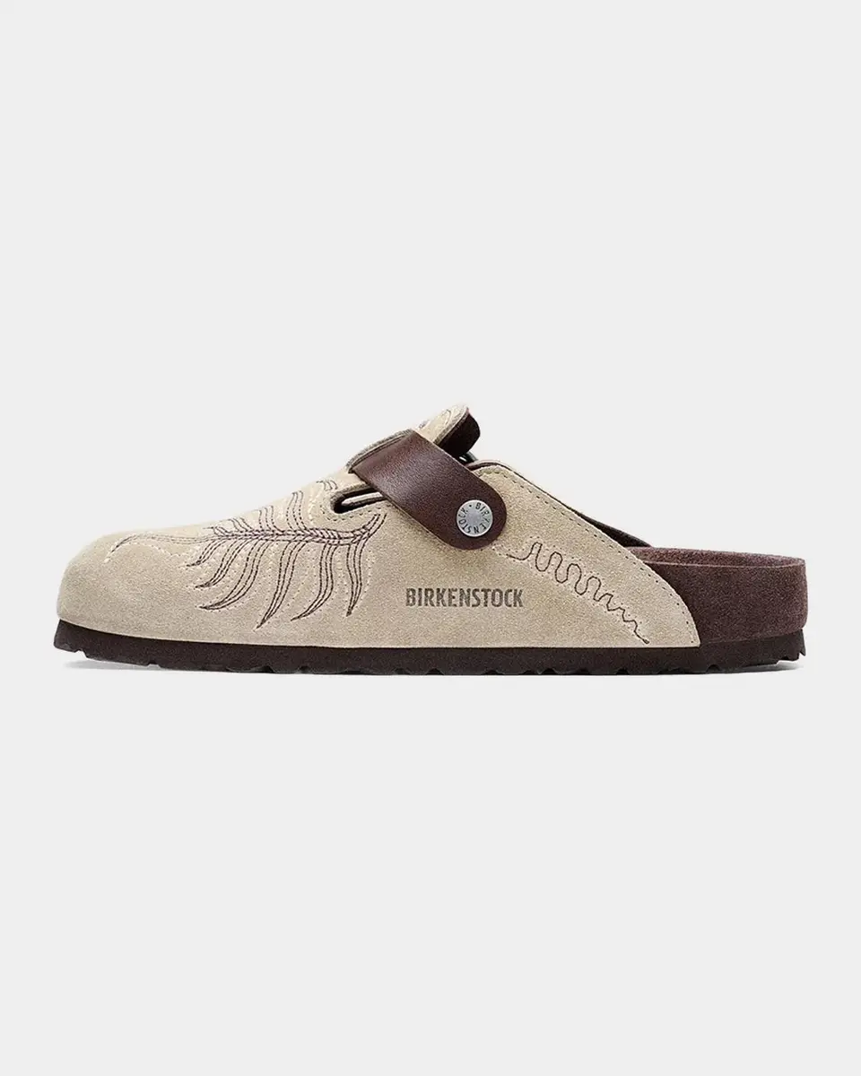 Etro x Birkenstock Boston Embroidered Suede Clogs | Thumbnail 2 Etro x Birkenstock Boston Embroidered Suede Clogs | Thumbnail 2