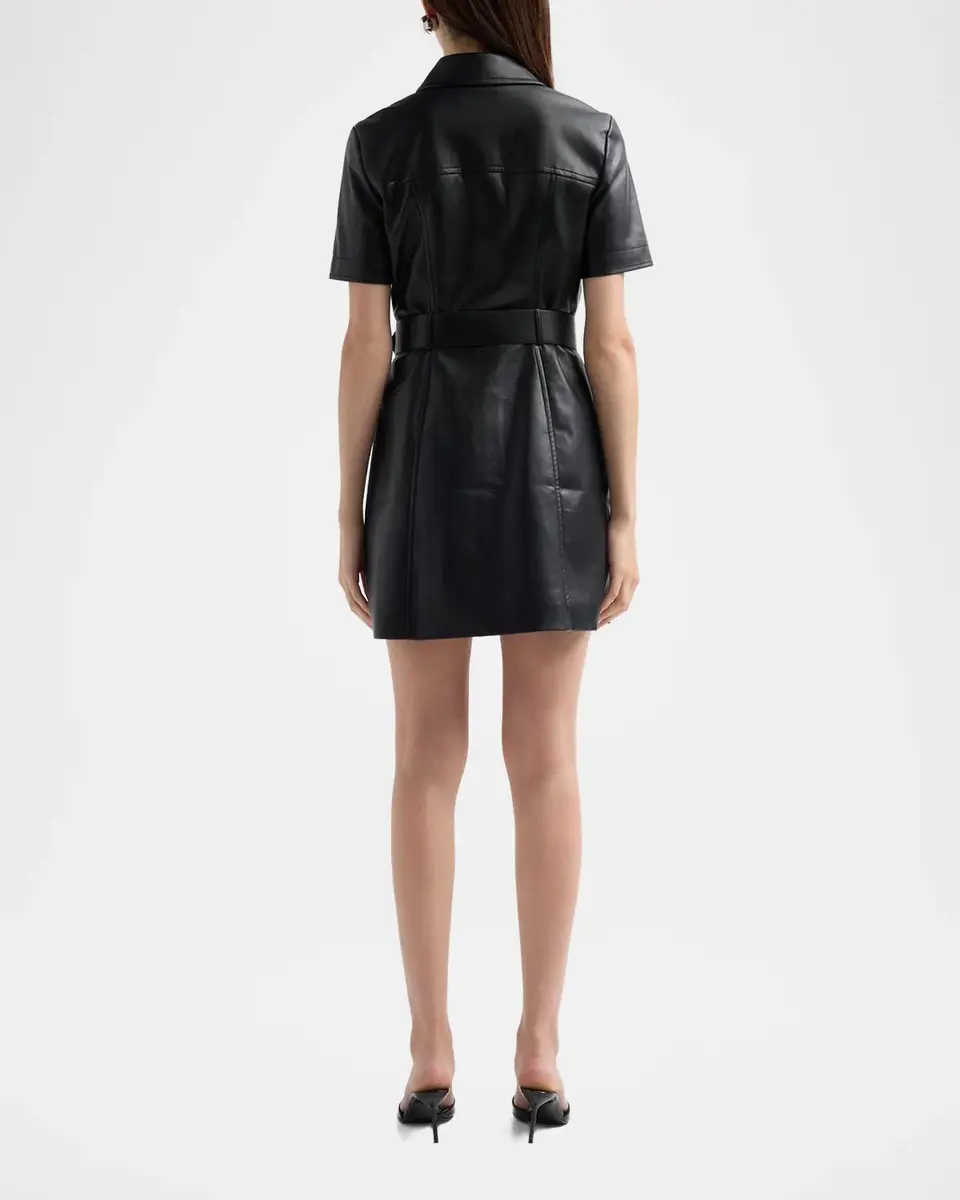 Toccin Lydia Belted Short-Sleeve Mini Dress | Thumbnail 3 Toccin Lydia Belted Short-Sleeve Mini Dress | Thumbnail 3