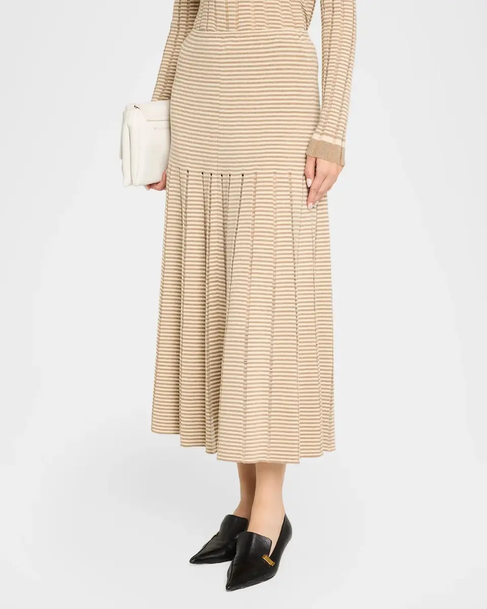Proenza Schouler Phyllis Pleated Midi Skirt | Thumbnail 4 Proenza Schouler Phyllis Pleated Midi Skirt | Thumbnail 4