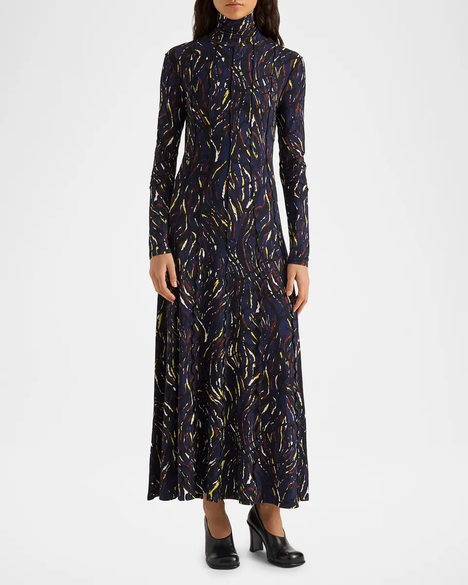 Proenza Schouler Mabel Jersey Turtleneck Maxi Dress | Thumbnail 2