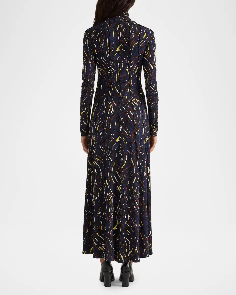 Proenza Schouler Mabel Jersey Turtleneck Maxi Dress | Thumbnail 3