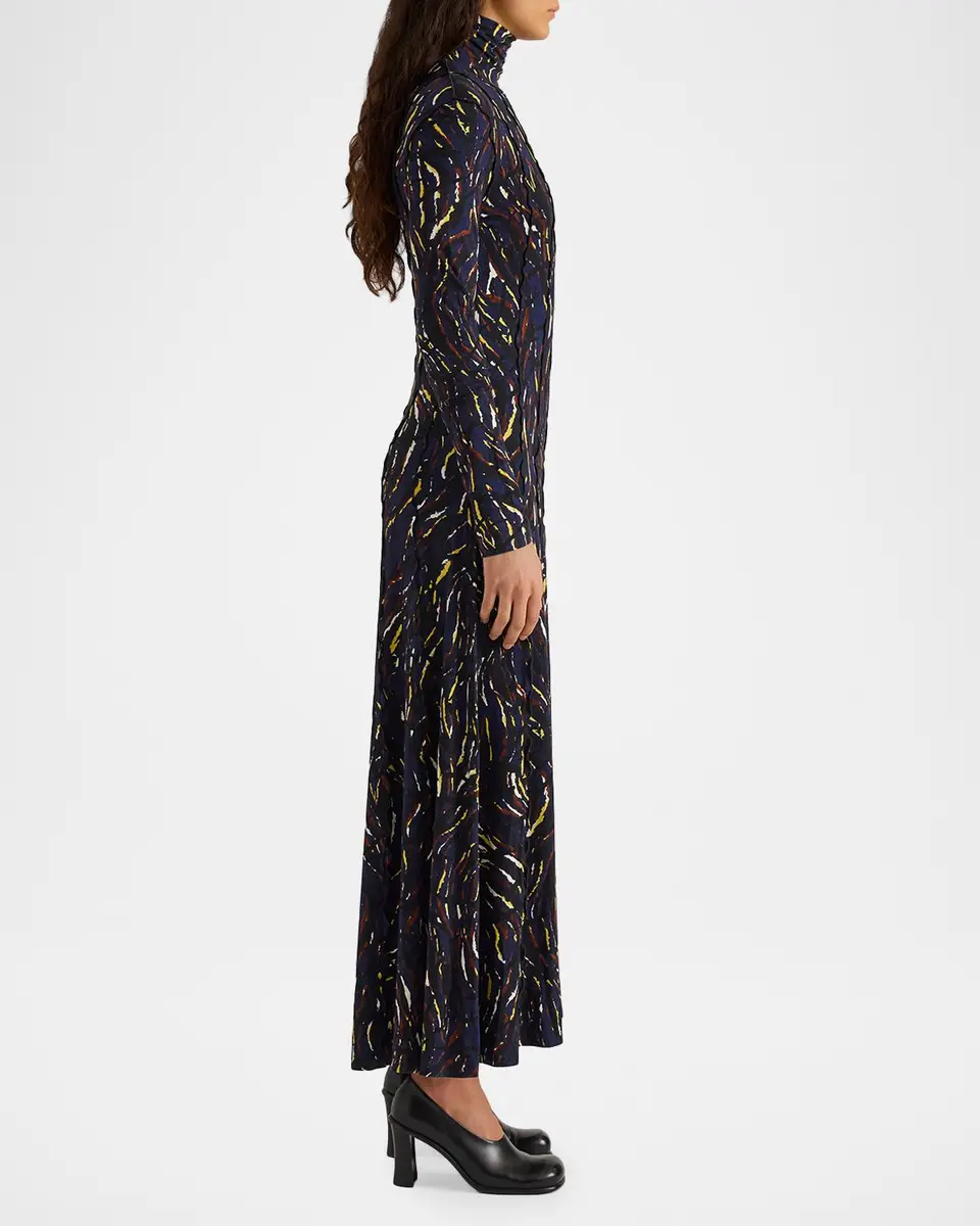 Proenza Schouler Mabel Jersey Turtleneck Maxi Dress | Thumbnail 6