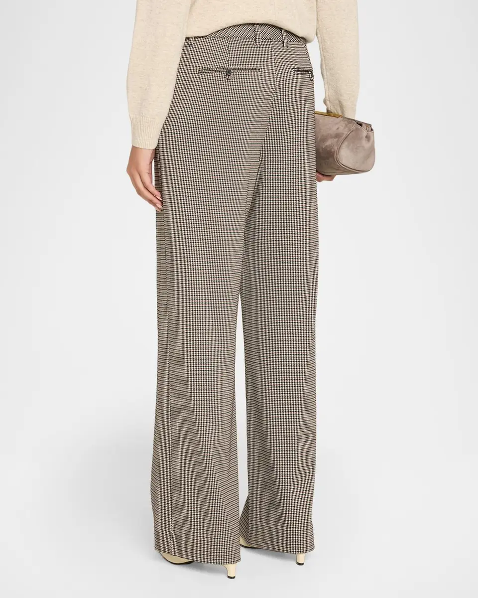 rag & bone Farrah Ponte Jacquard Trousers | Thumbnail 3