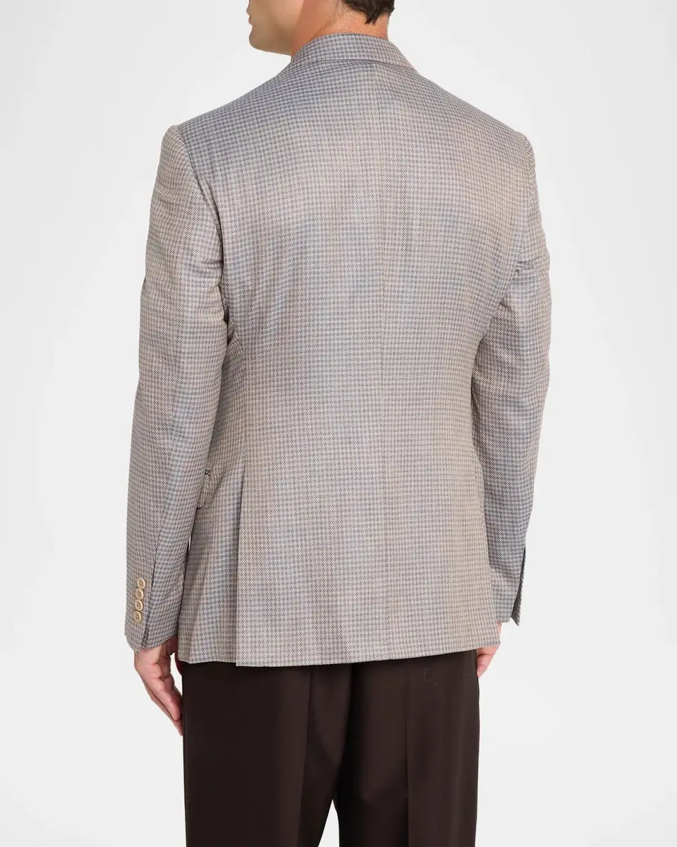 Emporio Armani Men's G Line Wool Houndstooth Single-Breasted Sport Coat | Thumbnail 3 Emporio Armani Men's G Line Wool Houndstooth Single-Breasted Sport Coat | Thumbnail 3