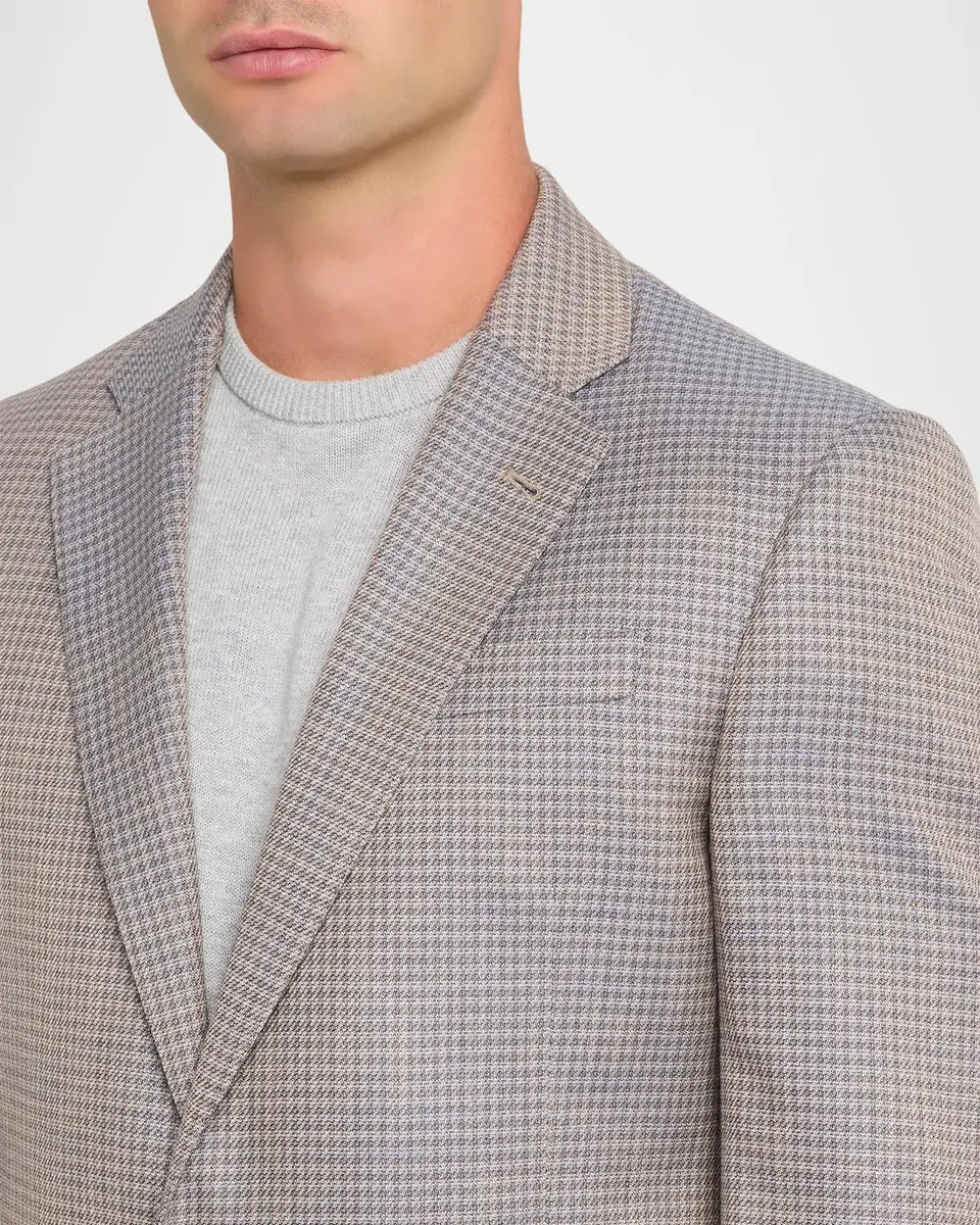 Emporio Armani Men's G Line Wool Houndstooth Single-Breasted Sport Coat | Thumbnail 5 Emporio Armani Men's G Line Wool Houndstooth Single-Breasted Sport Coat | Thumbnail 5