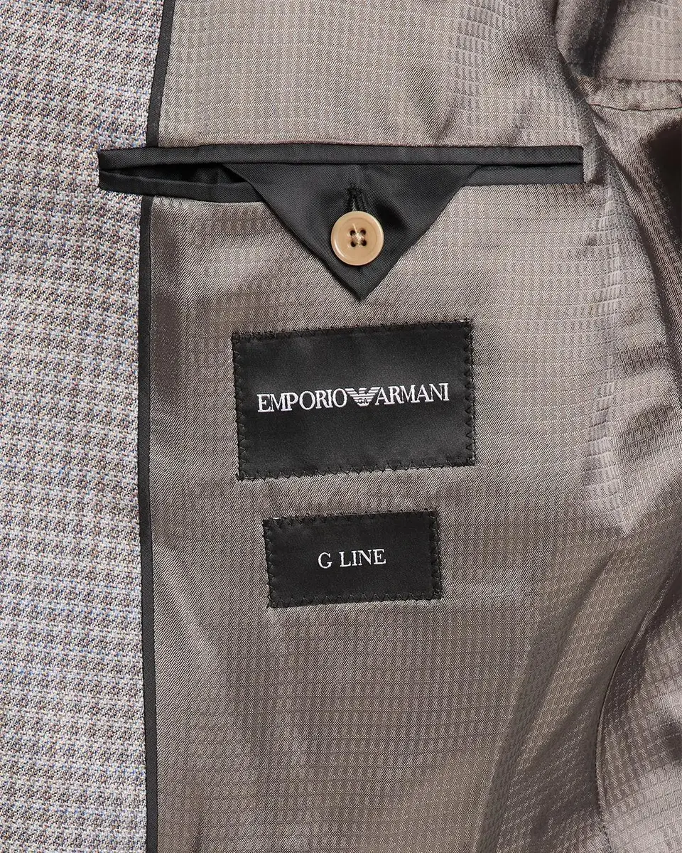 Emporio Armani Men's G Line Wool Houndstooth Single-Breasted Sport Coat | Thumbnail 6 Emporio Armani Men's G Line Wool Houndstooth Single-Breasted Sport Coat | Thumbnail 6