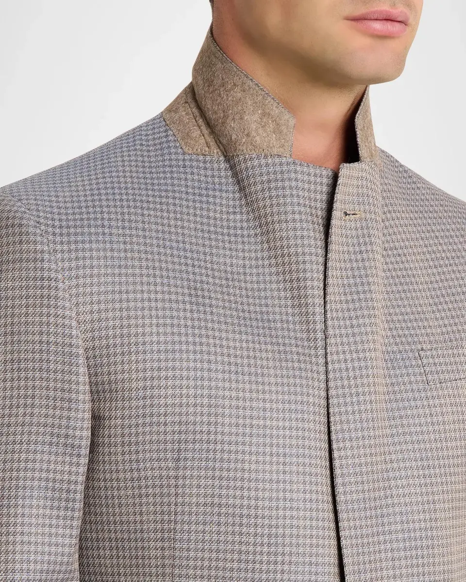 Emporio Armani Men's G Line Wool Houndstooth Single-Breasted Sport Coat | Thumbnail 7 Emporio Armani Men's G Line Wool Houndstooth Single-Breasted Sport Coat | Thumbnail 7