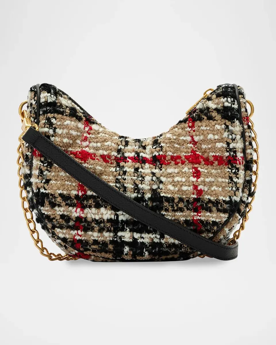 Burberry Horseshoe Check Boucle Crossbody Bag | Thumbnail 5 Burberry Horseshoe Check Boucle Crossbody Bag | Thumbnail 5