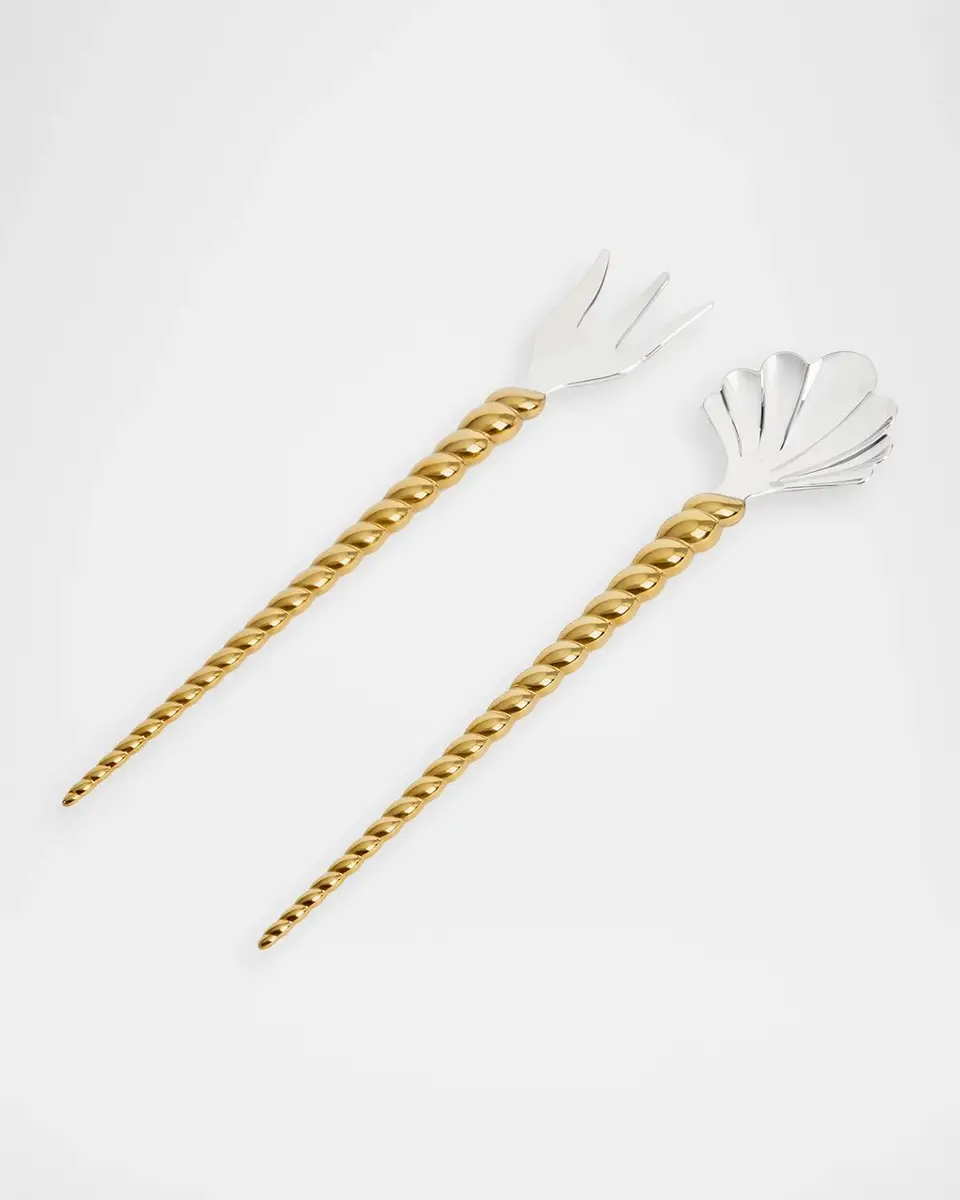 L'Objet 2-Piece Goldtone Stainless Steel Serving Set | Thumbnail 2 L'Objet 2-Piece Goldtone Stainless Steel Serving Set | Thumbnail 2